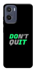Чехол itsPrint Don't quit для Motorola Moto G05
