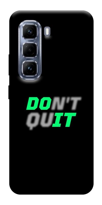 Чехол itsPrint Don't quit для Infinix Hot 50 Pro, спорт, купить оптом с доставкой