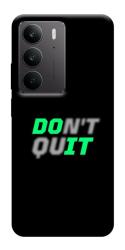 Чехол itsPrint Don't quit для Realme C75