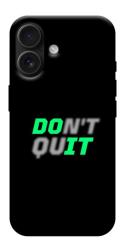 Чехол itsPrint Don't quit для Apple iPhone 17 (6.3")