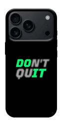 Чехол itsPrint Don't quit для Apple iPhone 17 Pro Max (6.9")