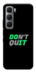 Чехол itsPrint Don't quit для Infinix Hot 60i