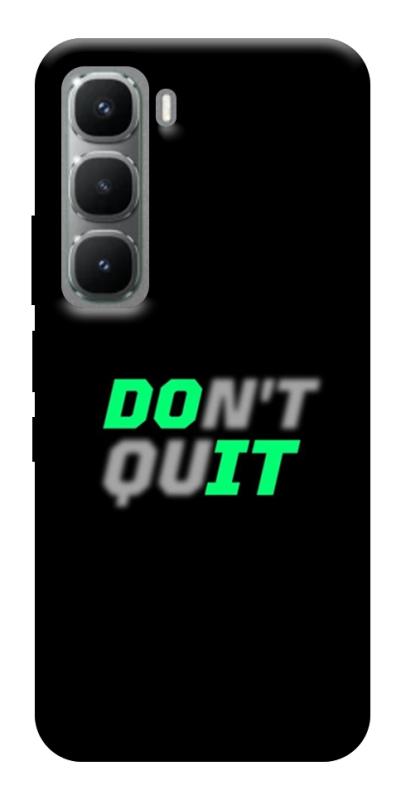 Чехол itsPrint Don't quit для Infinix Hot 60 Pro, спорт, купить оптом с доставкой