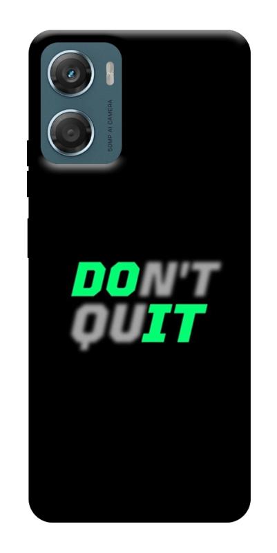 Чехол itsPrint Don't quit для Motorola Moto G06, спорт, купить оптом с доставкой