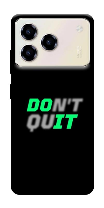 Чехол itsPrint Don't quit для ZTE Blade A76, спорт, купить оптом с доставкой