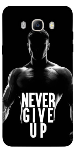 Чехол itsPrint Never give up для Samsung J510F Galaxy J5 (2016)