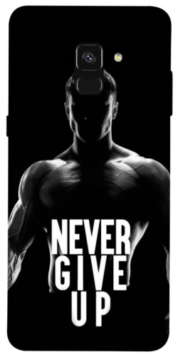 Чехол itsPrint Never give up для Samsung A530 Galaxy A8 (2018)