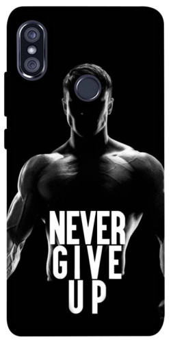 Чехол itsPrint Never give up для Xiaomi Redmi Note 5 Pro / Note 5 (AI Dual Camera)