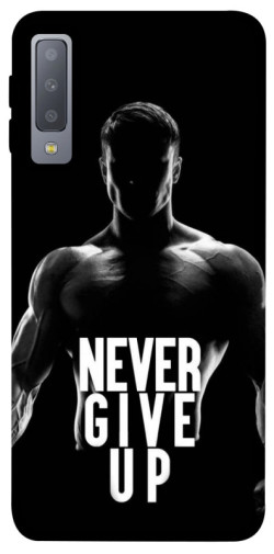 Чехол itsPrint Never give up для Samsung A750 Galaxy A7 (2018)