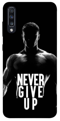 Чехол itsPrint Never give up для Samsung Galaxy A70 (A705F)
