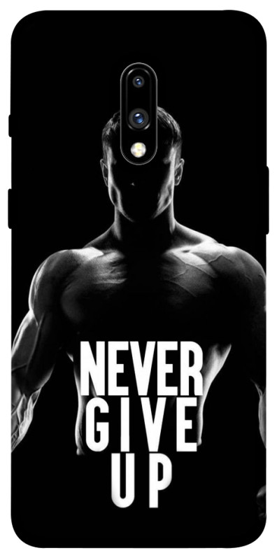 Чехол itsPrint Never give up для OnePlus 7, спорт, купить оптом с доставкой