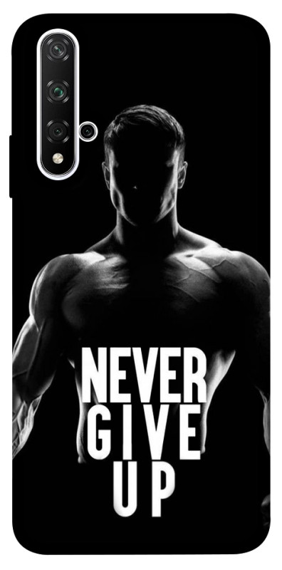Чехол itsPrint Never give up для Huawei Honor 20 / Nova 5T, спорт, купить оптом с доставкой