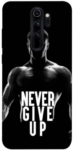 Чехол itsPrint Never give up для Xiaomi Redmi Note 8 Pro