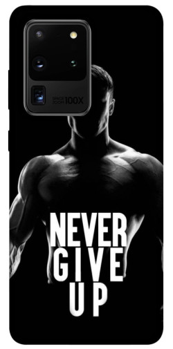 Чехол itsPrint Never give up для Samsung Galaxy S20 Ultra