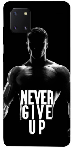 Чехол itsPrint Never give up для Samsung Galaxy Note 10 Lite (A81)
