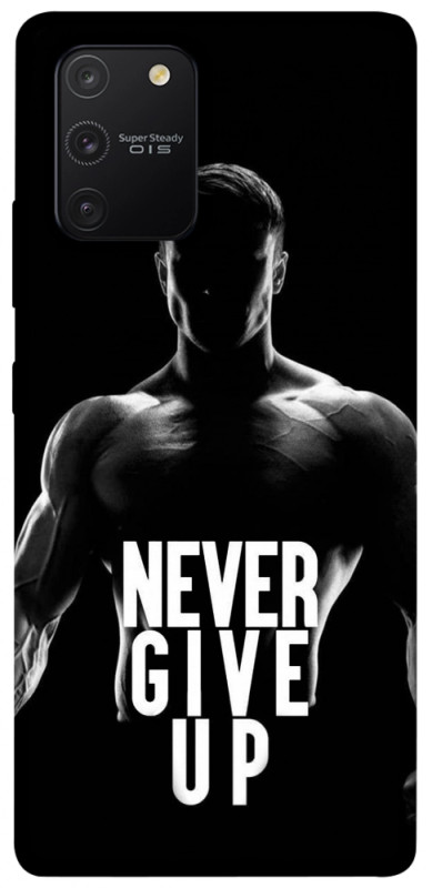 Чехол itsPrint Never give up для Samsung Galaxy S10 Lite, спорт, купить оптом с доставкой
