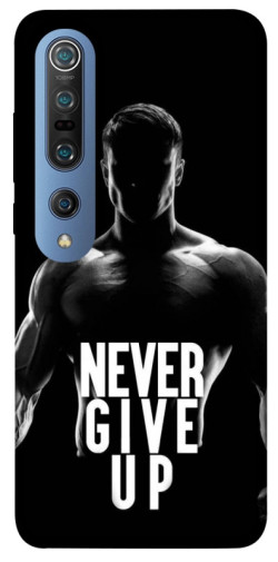Чехол itsPrint Never give up для Xiaomi Mi 10 / Mi 10 Pro