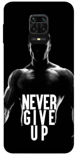 Чехол itsPrint Never give up для Xiaomi Redmi Note 9s / Note 9 Pro / Note 9 Pro Max