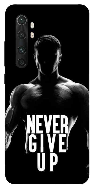 Чехол itsPrint Never give up для Xiaomi Mi Note 10 Lite, спорт, купить оптом с доставкой