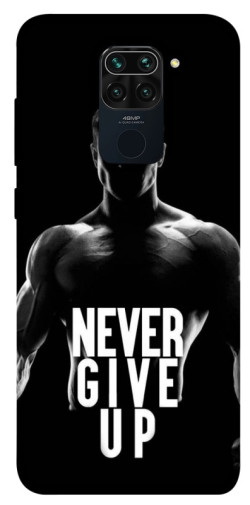 Чехол itsPrint Never give up для Xiaomi Redmi Note 9 / Redmi 10X