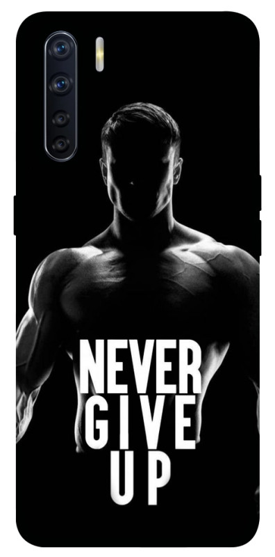 Чехол itsPrint Never give up для Oppo A91, спорт, купить оптом с доставкой