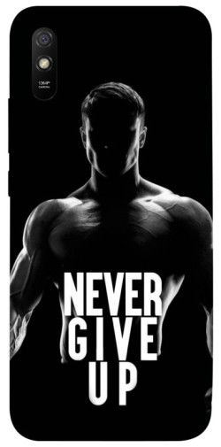 Чехол itsPrint Never give up для Xiaomi Redmi 9A