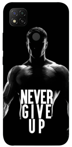 Чехол itsPrint Never give up для Xiaomi Redmi 9C