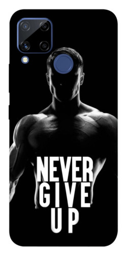 Чехол itsPrint Never give up для Realme C15