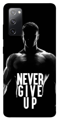 Чехол itsPrint Never give up для Samsung Galaxy S20 FE