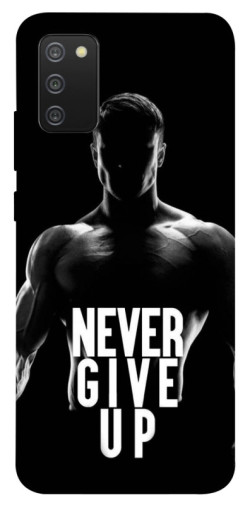 Чехол itsPrint Never give up для Samsung Galaxy A02s
