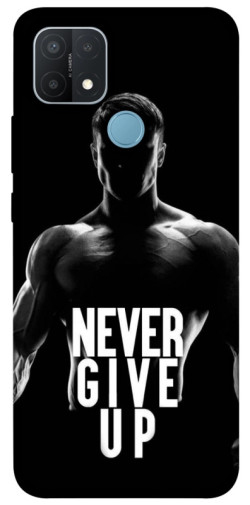 Чехол itsPrint Never give up для Oppo A15s / A15