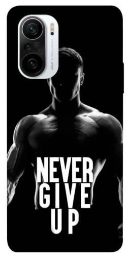 Чехол itsPrint Never give up для Xiaomi Redmi K40 / K40 Pro / K40 Pro+ / Poco F3