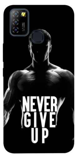 Чехол itsPrint Never give up для Infinix Hot 10 Lite