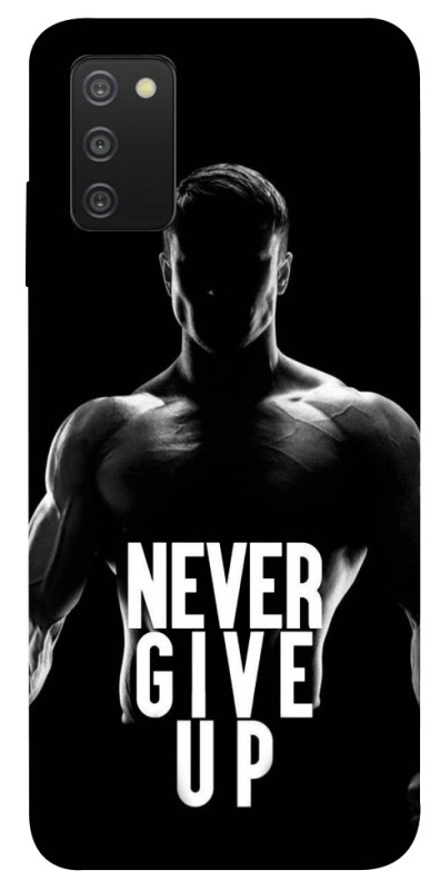 Чохол itsPrint Never give up для Samsung Galaxy A03s, спорт, купити оптом з доставкою