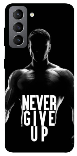 Чехол itsPrint Never give up для Samsung Galaxy S21 FE