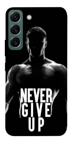 Чехол itsPrint Never give up для Samsung Galaxy S22