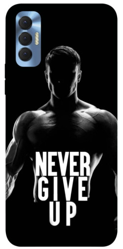 Чехол itsPrint Never give up для TECNO Spark 8P