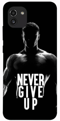 Чехол itsPrint Never give up для Samsung Galaxy A03