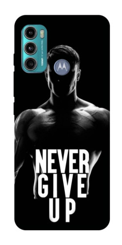 Чехол itsPrint Never give up для Motorola Moto G60