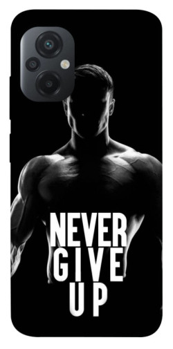 Чехол itsPrint Never give up для Xiaomi Poco M5