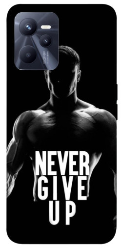 Чехол itsPrint Never give up для Realme C35