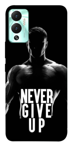 Чехол itsPrint Never give up для Infinix Hot 12 Play