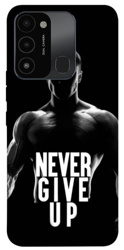 Чехол itsPrint Never give up для Tecno Spark Go 2022 (KG5m)