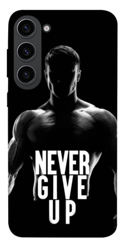 Чехол itsPrint Never give up для Samsung Galaxy S23