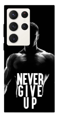 Чехол itsPrint Never give up для Samsung Galaxy S23 Ultra