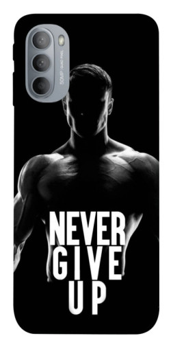 Чехол itsPrint Never give up для Motorola Moto G31