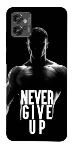 Чехол itsPrint Never give up для Motorola Moto G32