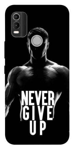 Чехол itsPrint Never give up для Nokia C21 Plus