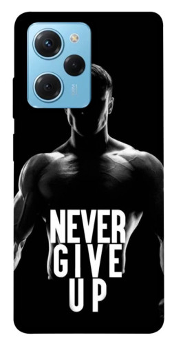 Чехол itsPrint Never give up для Xiaomi Poco X5 Pro 5G