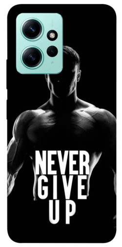 Чехол itsPrint Never give up для Xiaomi Redmi Note 12 4G